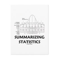Summarizing Statistics Post Card