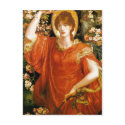Summary Dante Gabriel Rossetti A Vision of Fiammet postcards