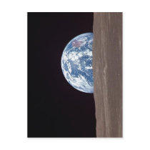 Summary Description Earth rising behind the moon M postcards by rahulbiswas Summary Description Earth rising behind the moon M postcards