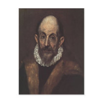 Summary Description El Greco self-portrait, 1604 D postcards by rahulbiswas Summary Description El Greco self-portrait, 1604 D postcards