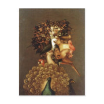 Summary Description Giuseppe Arcimboldo The Air .  Postcards