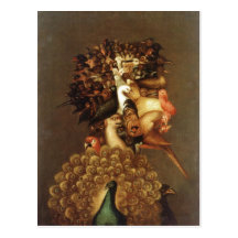 Summary Description Giuseppe Arcimboldo The Air .  Postcards