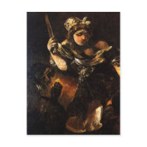Summary Description Judith y Holofernes. Pintura a postcards