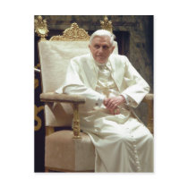 Summary Description Pope Benedictus XVI - modified Postcards