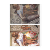 Summary Description Sistine Chapel, the prophet Da postcards