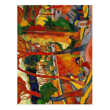 Summary Description The Turning Road, L?Estaque, 1 Post Card