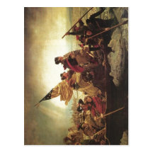 Summary Description Washington Crossing the Delawa Postcard