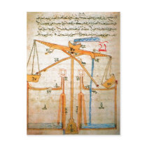 Summary Diagram from book by Al-Jazari , 7th centu postcards