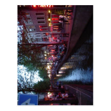 Summary Espa?ol: Calle del barrio Rojo de Amsterda Post Cards