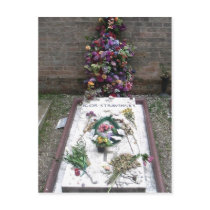 Summary: Grave of Igor Stravinsky in San Michele.  postcards