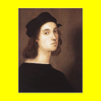 Summary Raffael Sanzio - self portait Source: Art  postcards