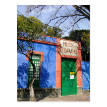 Summary The blue House in Coyoacan, where Frida Ka Post Cards