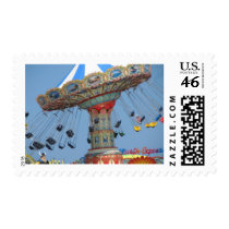 Summer amusement postage stamps