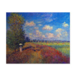 Summer art impressionist poppy fields by Monet flyers