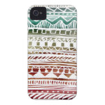 Summer Aztec Pattern iPhone 4 Cases