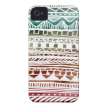 Summer Aztec Pattern iPhone 4 Cases