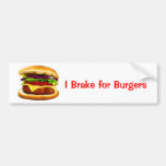 Summer Barbecue Burger Bumper Sticker