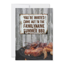 Summer BBQ Invitations invitation
