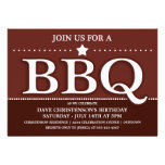 Summer BBQ Party Invitations