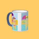 Summer beach babes mugs