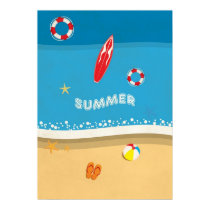 Summer Beach Picture Poster