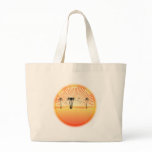 Summer Beach Scene: Vector Drawing Tote Bags