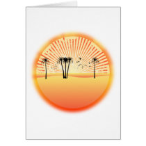 Summer Beach Scene: Vector Drawing cards by spiritswitchboard Summer Beach Scene: Vector Drawing cards