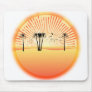 Summer Beach Scene: Vector Drawing Mouse Pad
