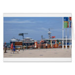 Summer Beach Walk Amsterdam Travel Photography Card