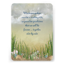 Summer Beach Wedding Personalized Invites