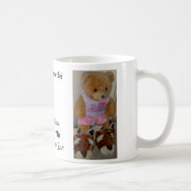 "Summer Bear in Tiger Shoes"  CricketDiane Mug