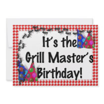 Summer Birthday BBQ Invitation