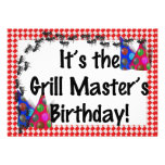 Summer Birthday BBQ Invitation Personalized Announcements at Zazzle