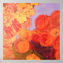 summer blooms print