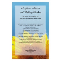 Summer Blue Sky with Yellow Sunflower Flyer Design