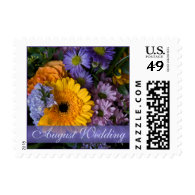 Summer Bouquet • August Wedding Stamp