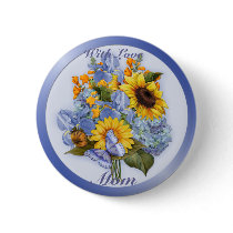 Summer Bouquet - Mom buttons