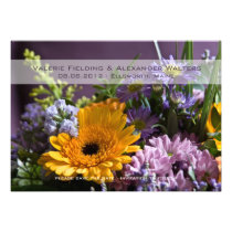 Summer Bouquet • Save the Date Announcement invitations