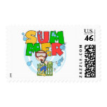 SUMMER - Boy Underwater T-shirts and Gifts Postage Stamp
