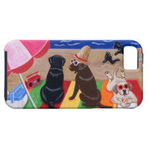 Summer Breeze Labradors Painting iPhone 5 Cases