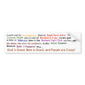 Summer bumper stickers