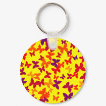 Summer Butterflies Keychain by emele2 Summer Butterflies Keychain