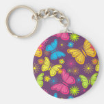 Summer butterflies keychain