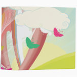 summer butterfly vector scene binders