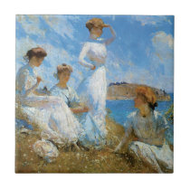 Summer, by Frank W. Benson Tiles