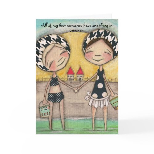 Summer by the Shore - Greeting Card card