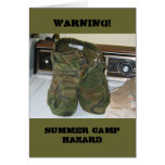 Summer Camp Hazard Greeting Cards