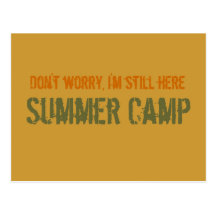 Summer Camp Postcard
