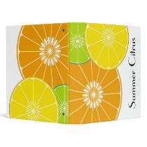 Summer Citrus Avery Binder