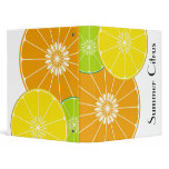 Summer Citrus Avery Binder